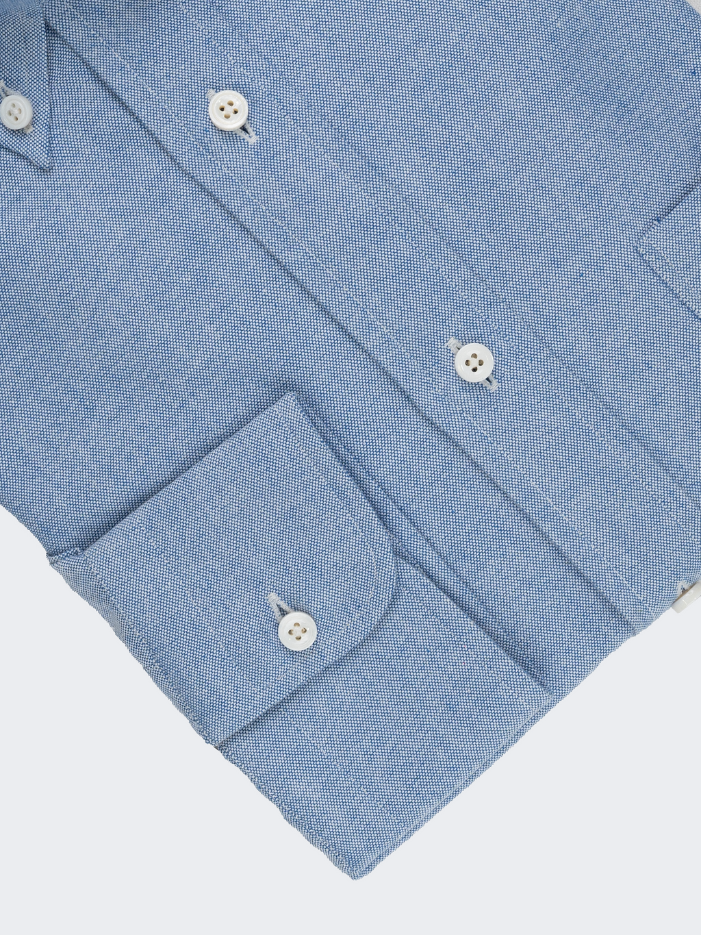 Blue Pinpoint Oxford | Button Down