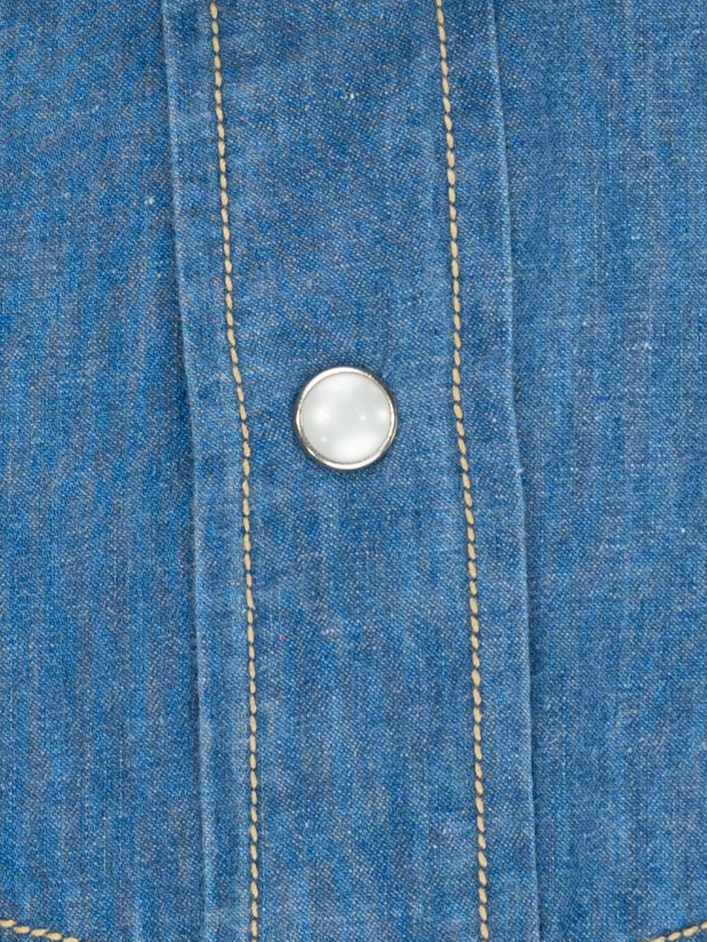 Medium Wash | Triple Stack Button | Western Denim