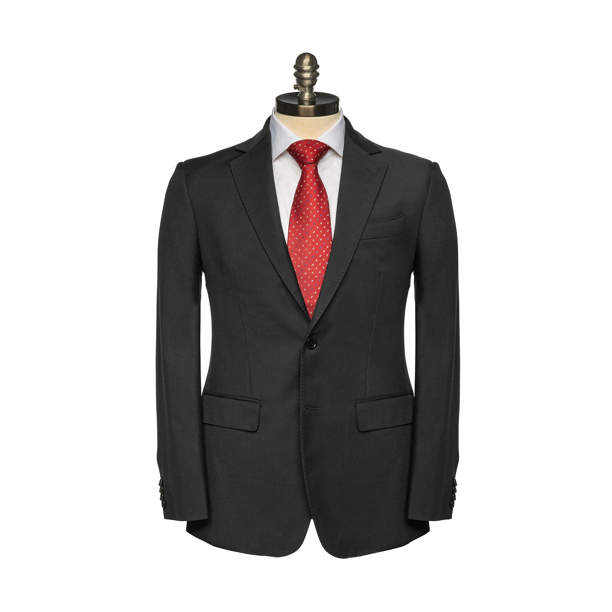 Dark Black Woolen Suit for Men