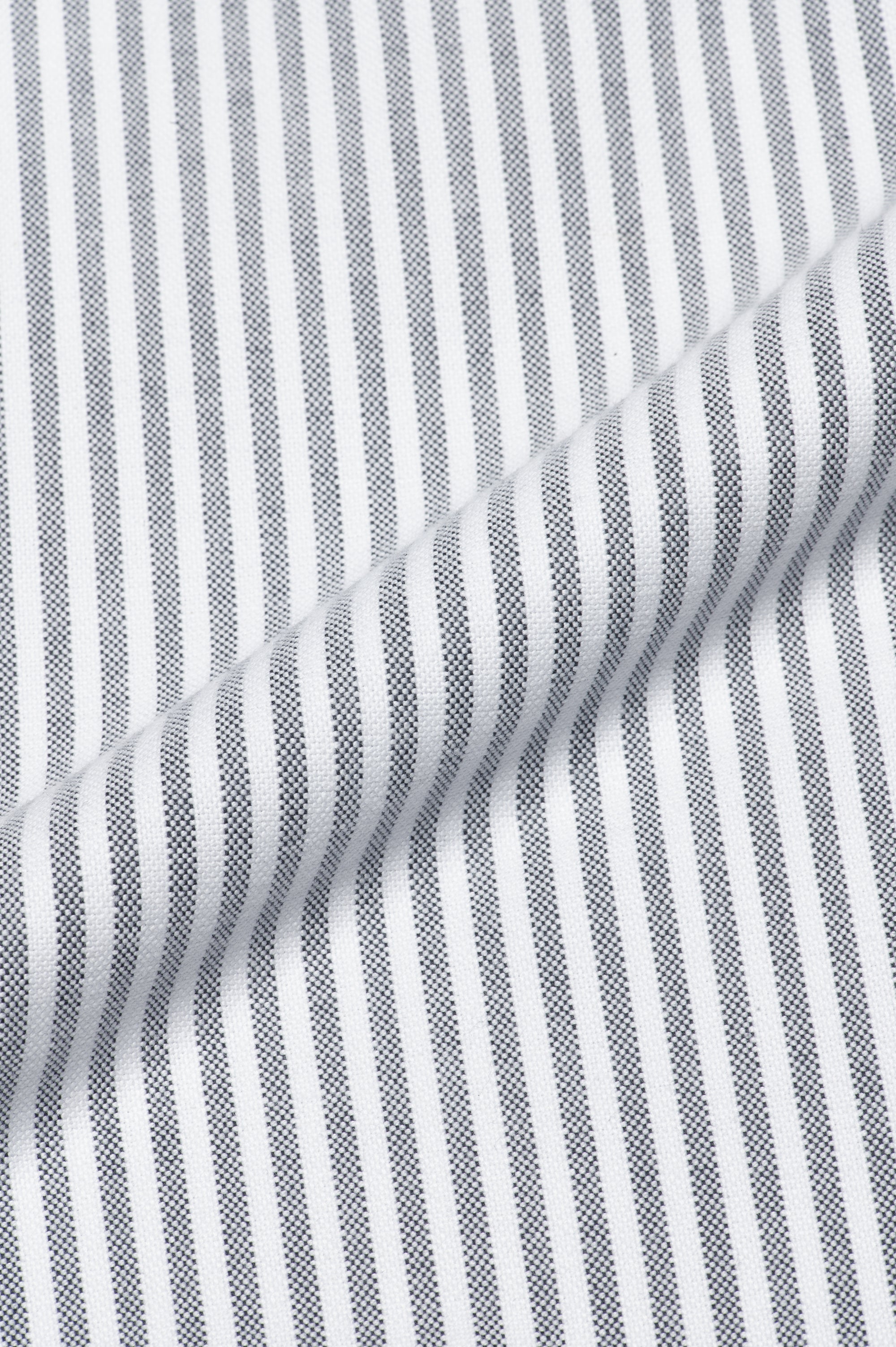 Grey University Stripe Oxford