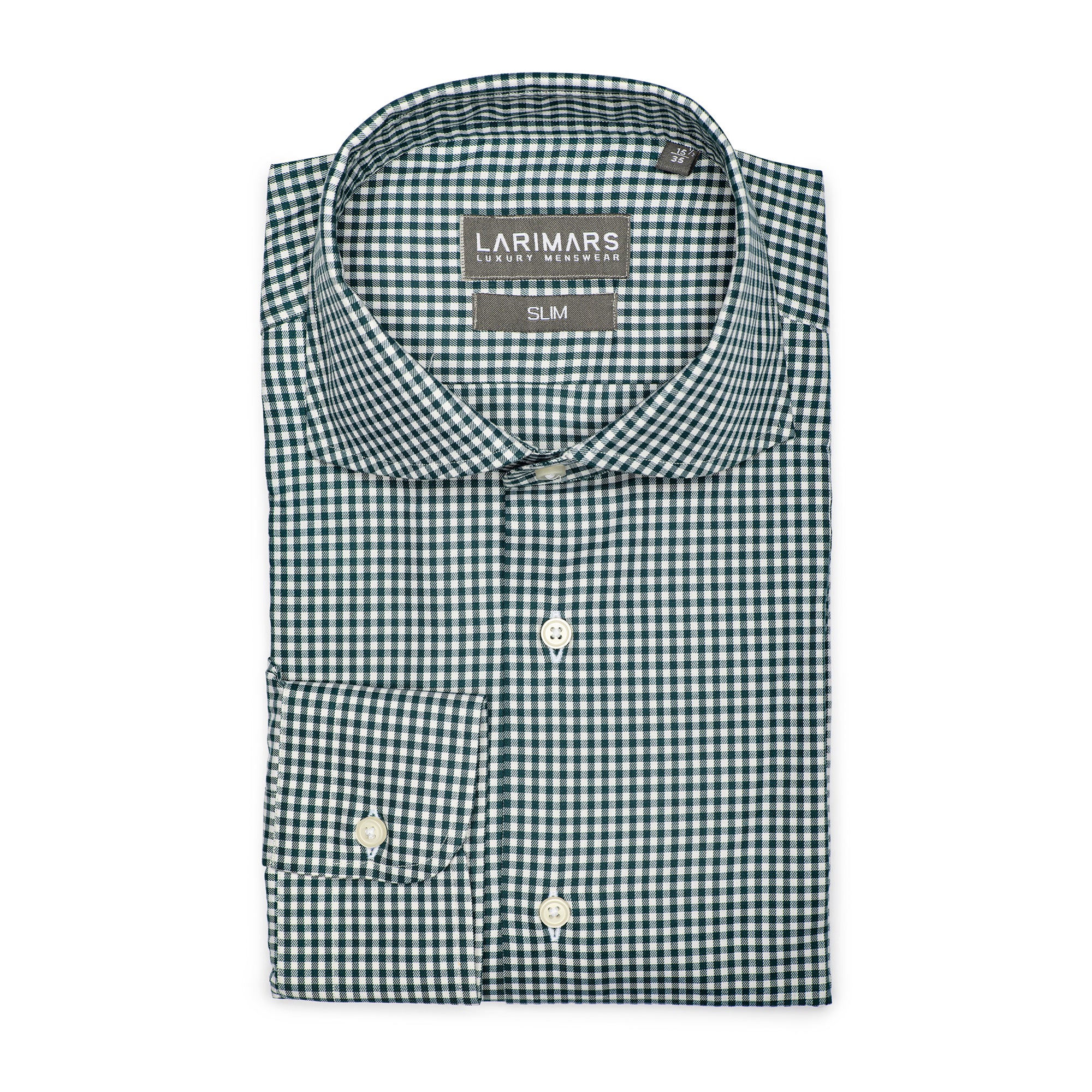 Beautiful Green Check Shirt for Men