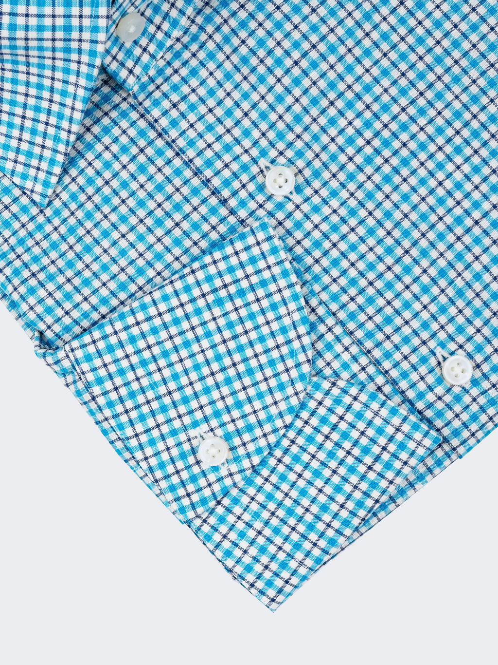 Turquoise Tartan Check