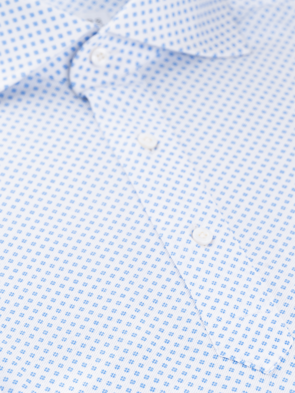 Blue Print | Knitted Shirt