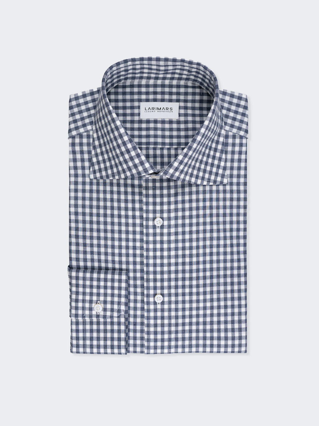 Blue & Grey Gingham