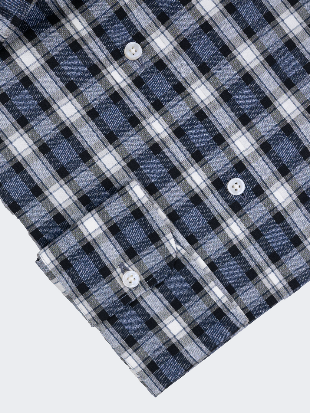 Blue And Black Tartan Plaid