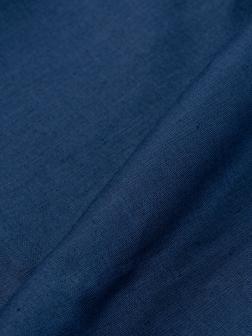 Navy Blue Cotton Linen Shirt