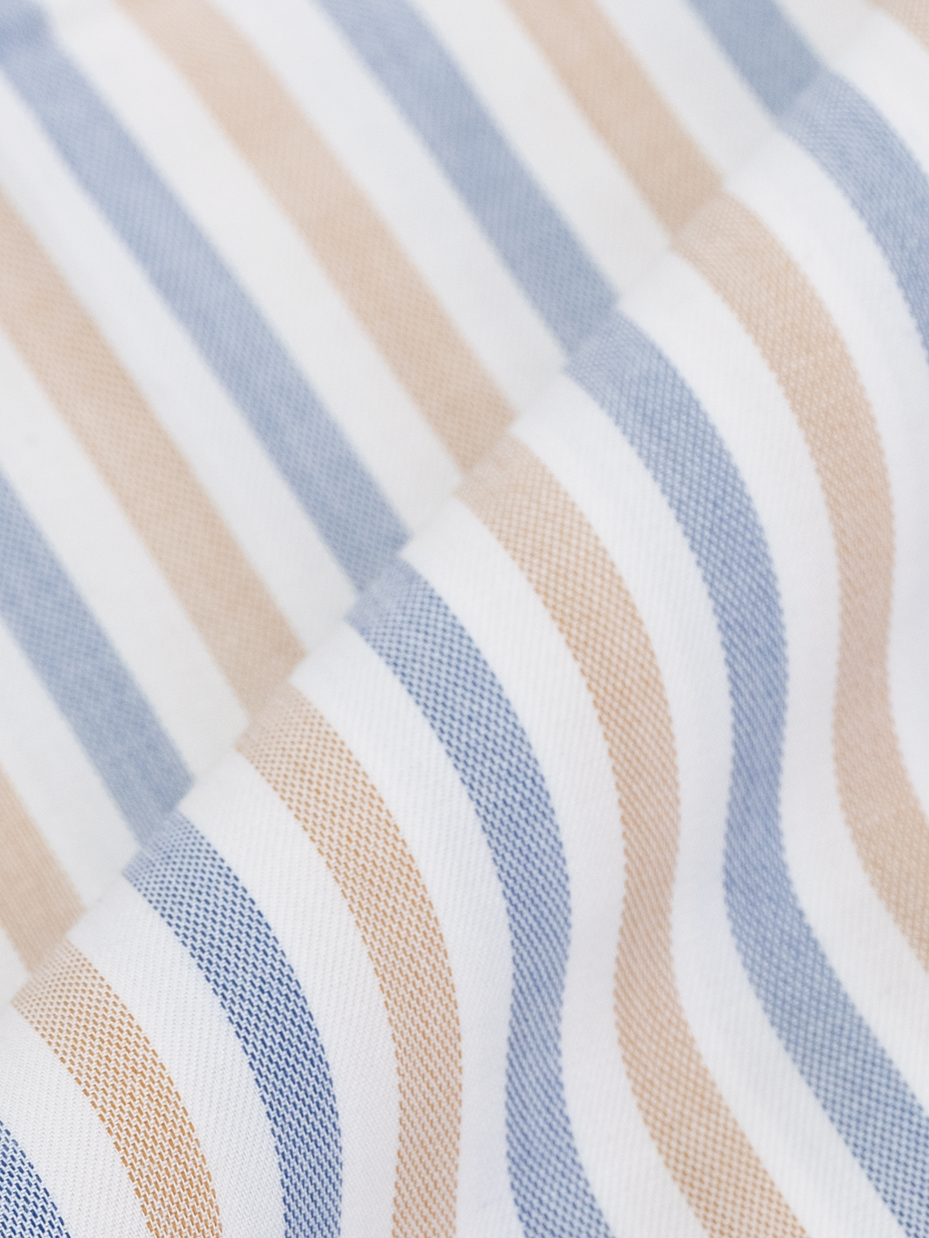 Blue and Brown Pin Oxford Stripe