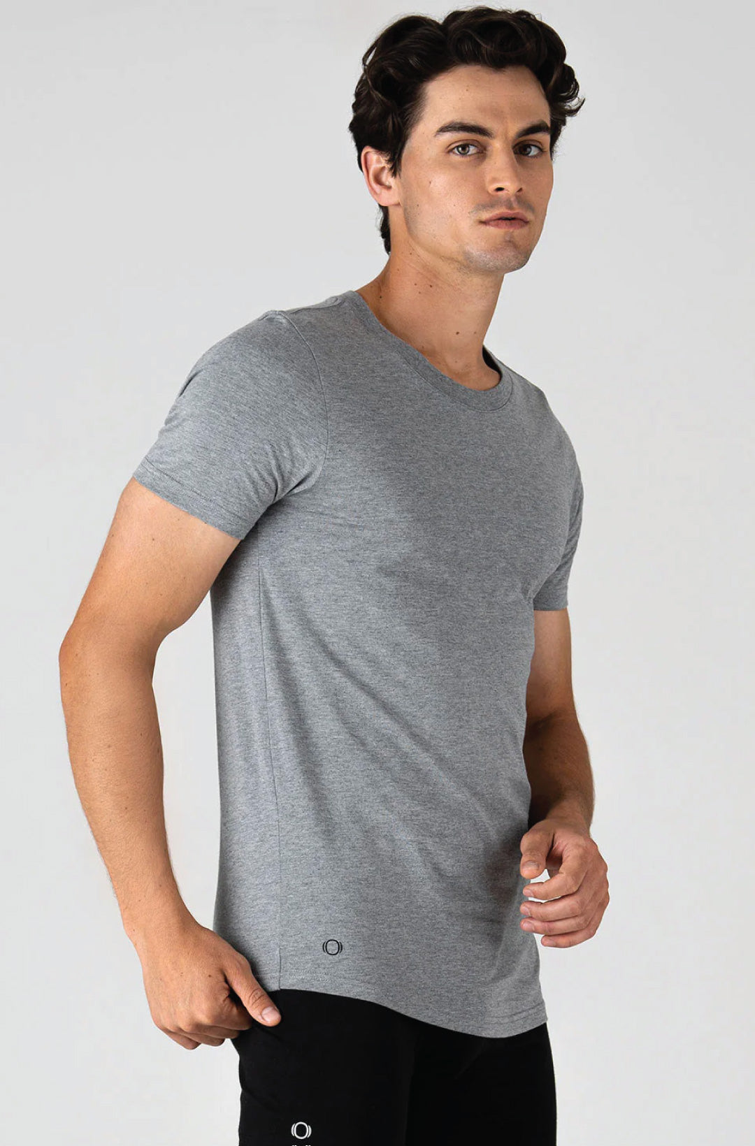 Crew Neck Grey T Shirt