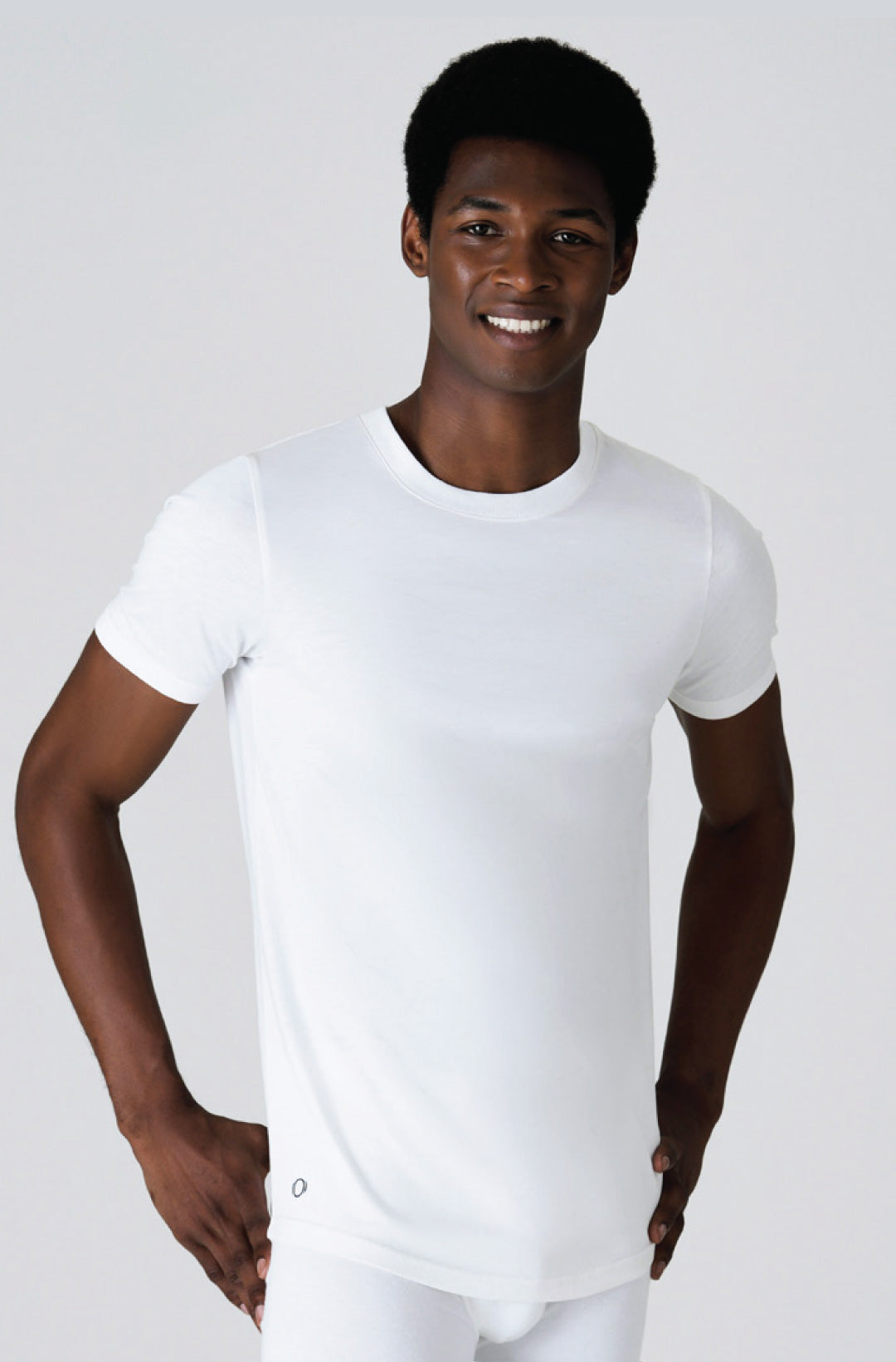 Crew Neck White T Shirt