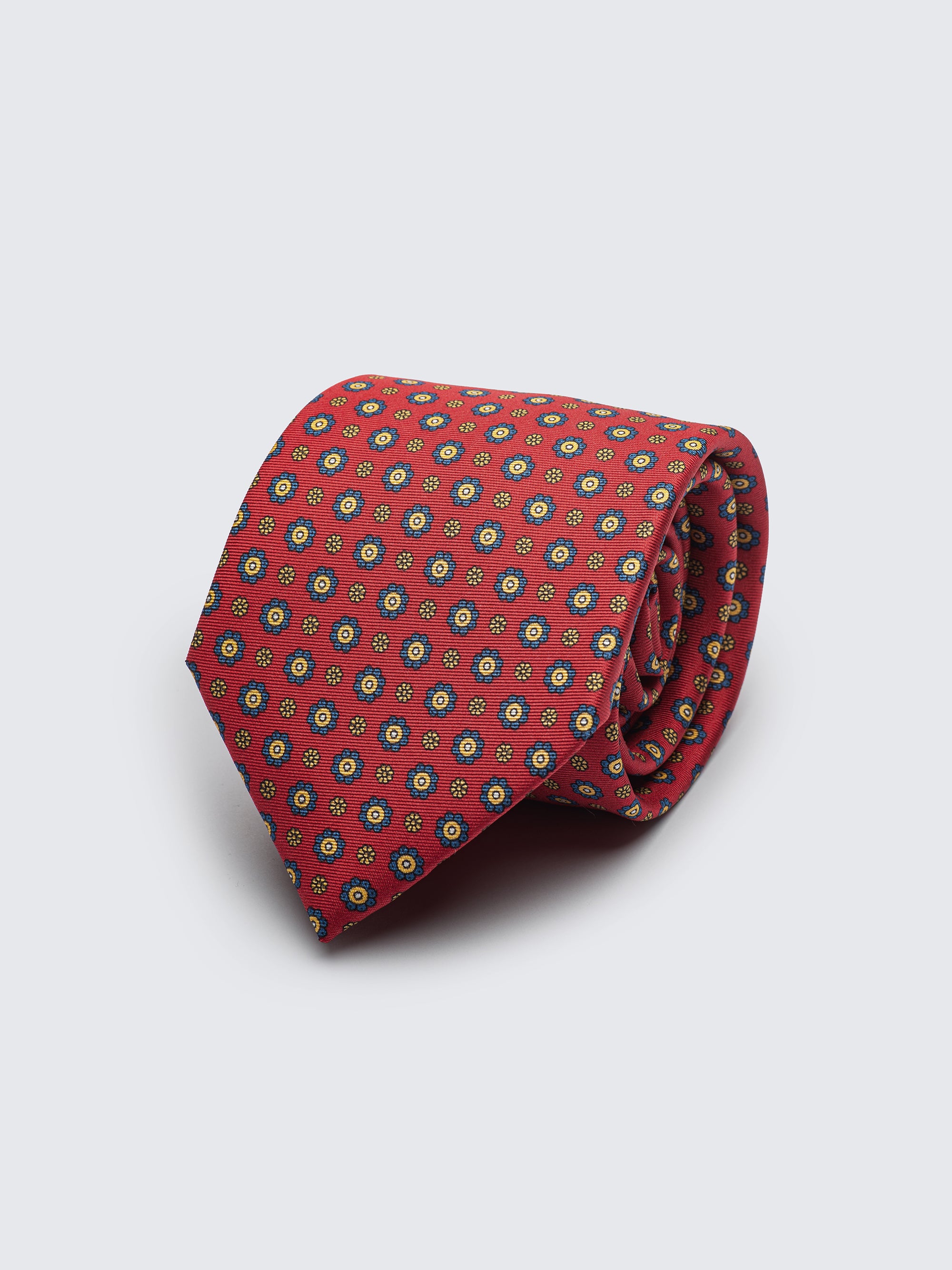Crimson Floral | Handmade Italian Silk Tie