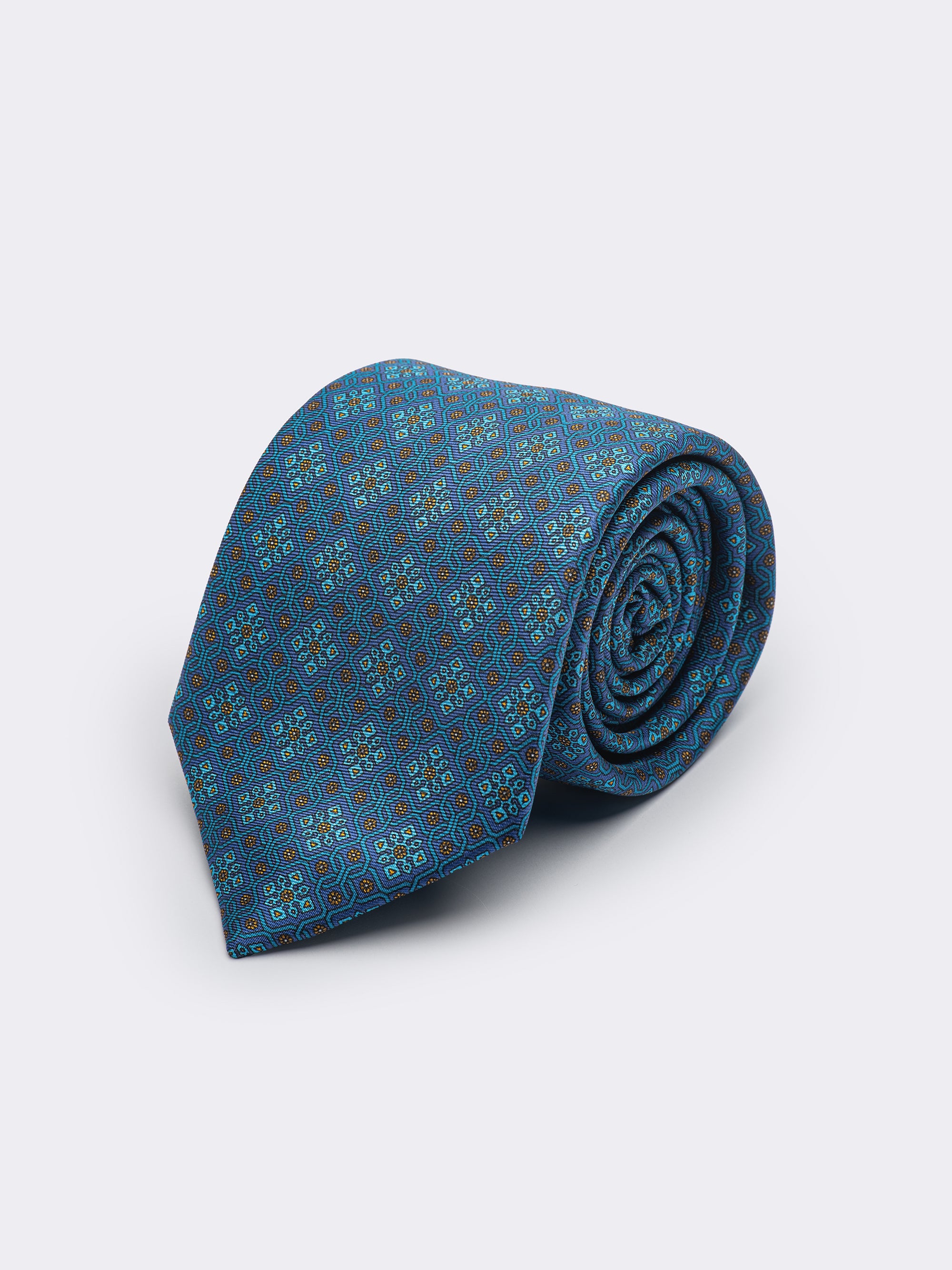 Turquoise Matrix | Handmade Italian Silk Tie