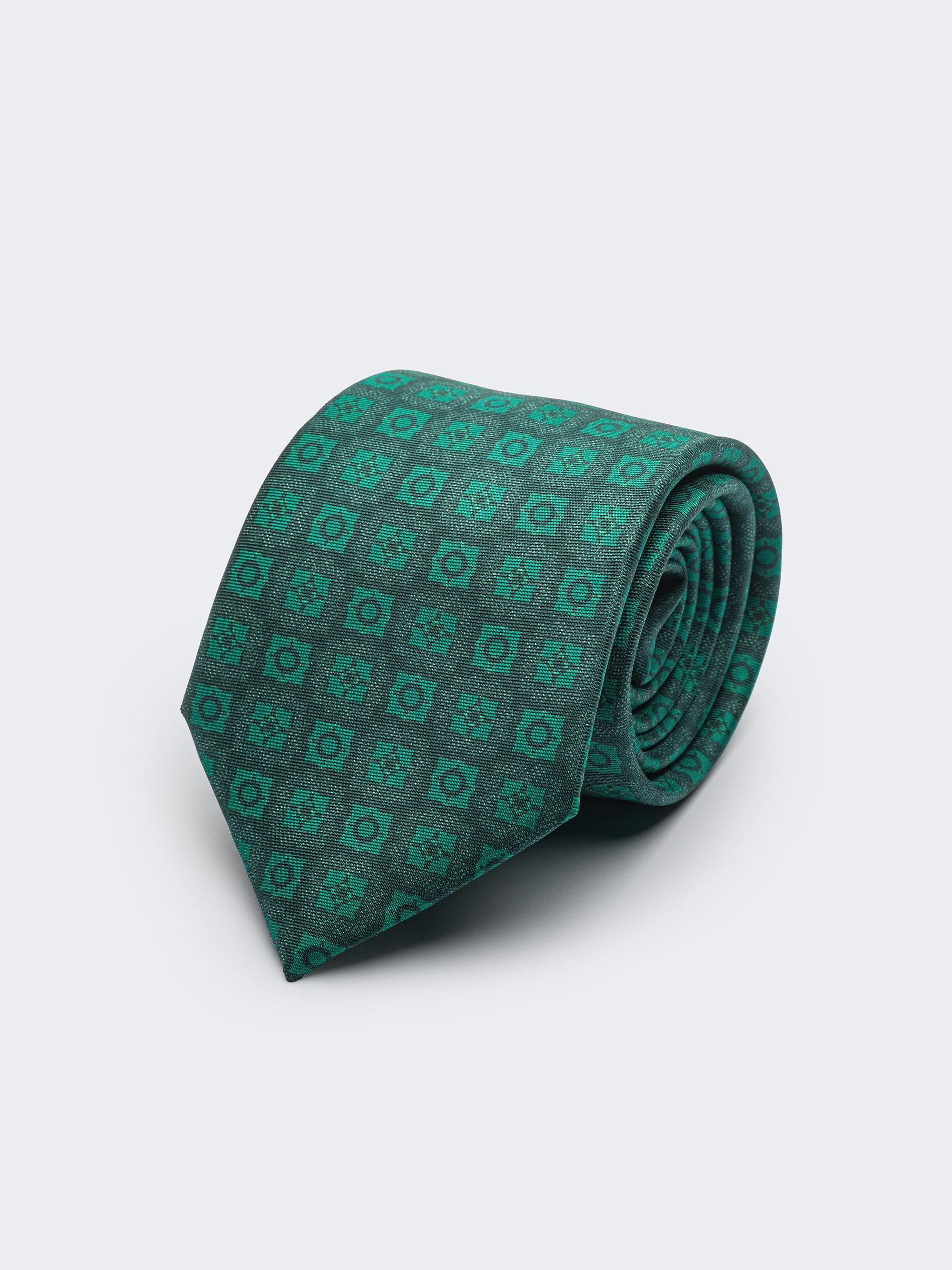 Emerald Grid | Handmade Italian Silk Tie