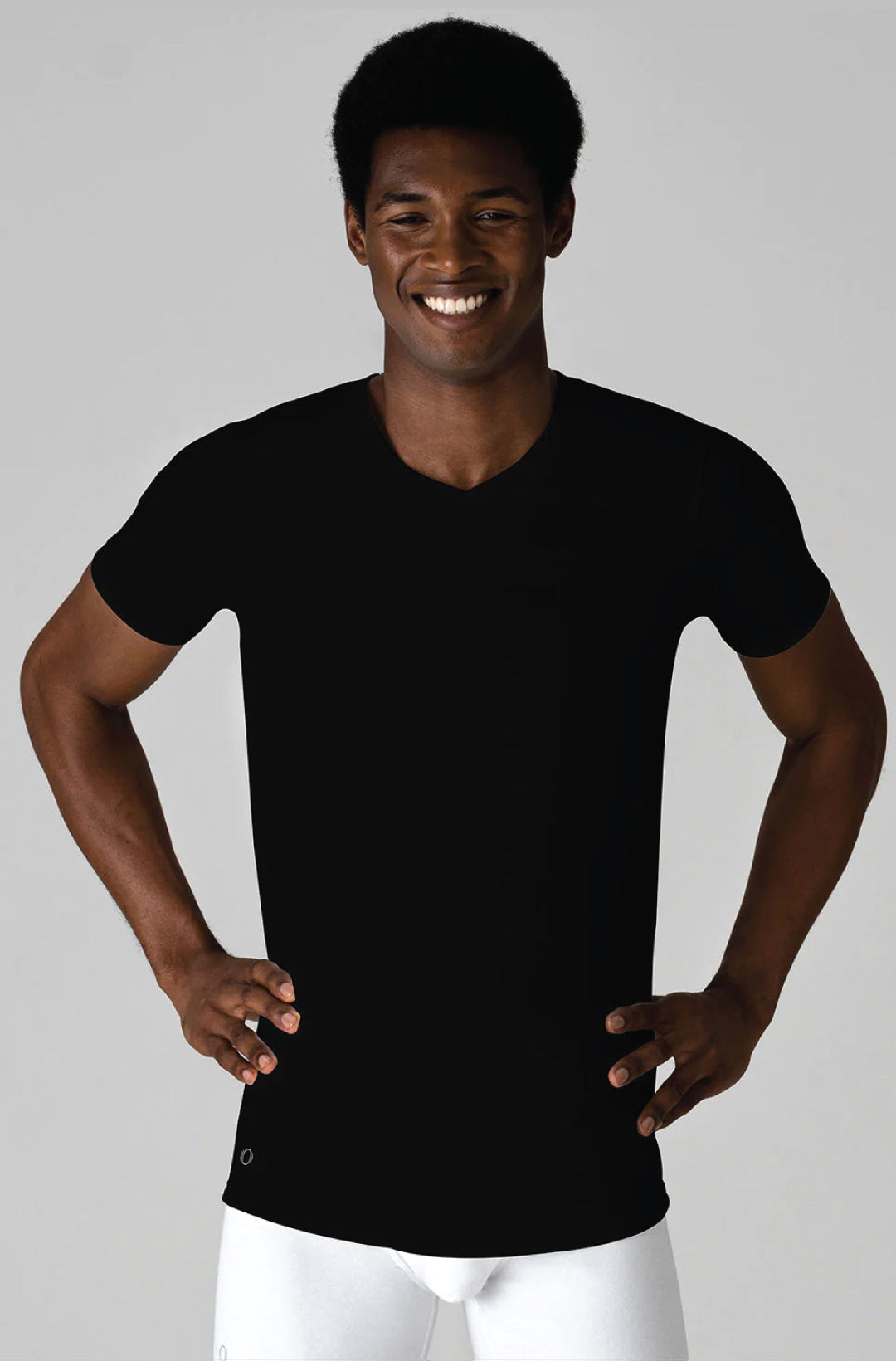 V Neck Black T Shirt